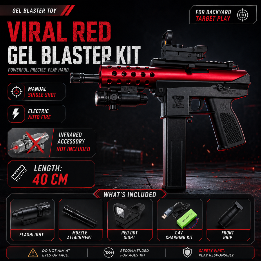 Viral Red Gel Blaster Kit
